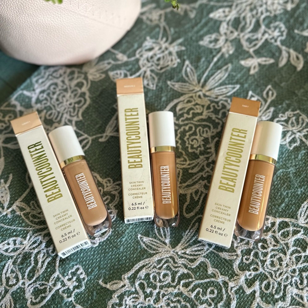 Beautycounter Tan and Brown Concealer Collection